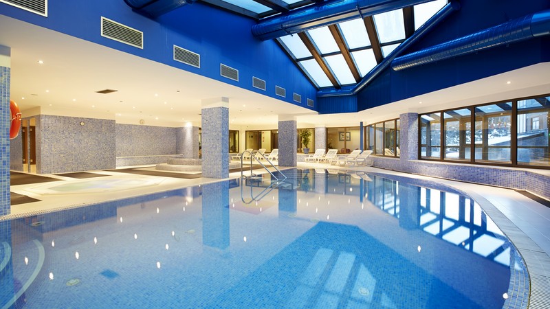 Pool och spa p Hotel Euro Ski